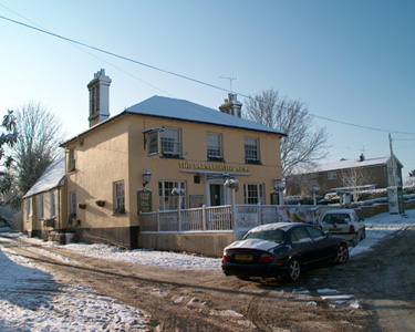 The Barnardiston Arms In The Snow
