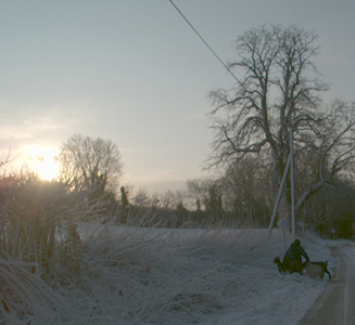 Rectory Road In The Snow