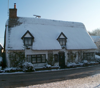 Dingly Dell Church In The Snow
