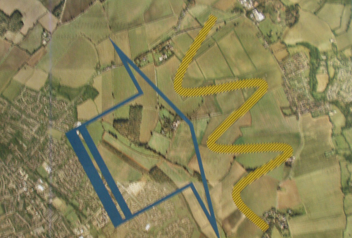 Haverhill's proposed advance towards Kedington