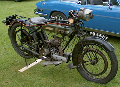 Classic BSA Motorbike.